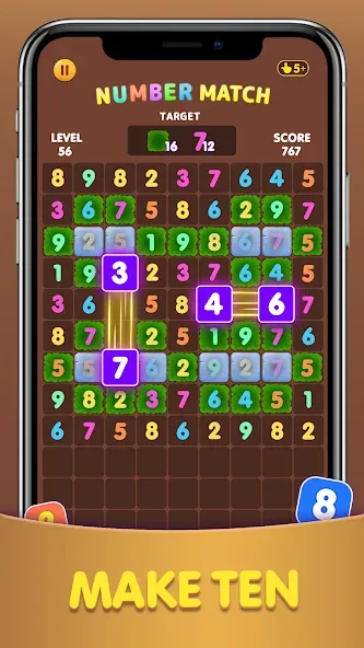 Number Match: Ten Crush Puzzle (Намбер Матч)  [МОД Меню] Screenshot 4