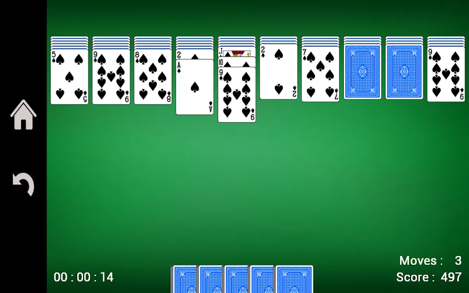 Spider Solitaire  [МОД Mega Pack] Screenshot 3