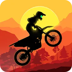 Скачать взломанную Sunset Bike Racer - Motocross (Сансет Байк Рейсер)  [МОД Бесконечные деньги] - стабильная версия apk на Андроид