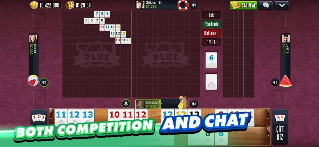 101 Okey Plus Rummy Board Game  [МОД Все открыто] Screenshot 5