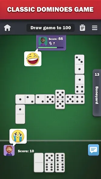 Dominoes online - play Domino!  [МОД Unlimited Money] Screenshot 1