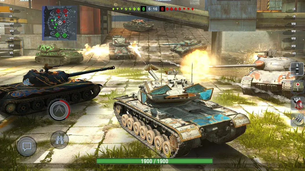 World of Tanks Blitz (Ворлд оф Танкс Блиц ПВП)  [МОД Mega Pack] Screenshot 5