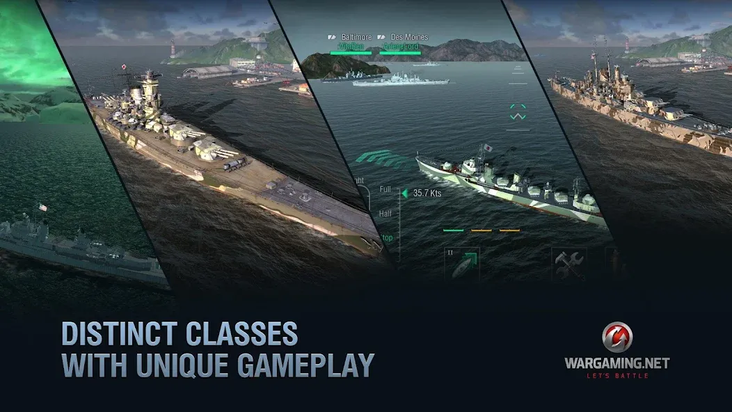 World of Warships Blitz War (Ворлд оф Варшипс Блиц Вар)  [МОД Меню] Screenshot 3