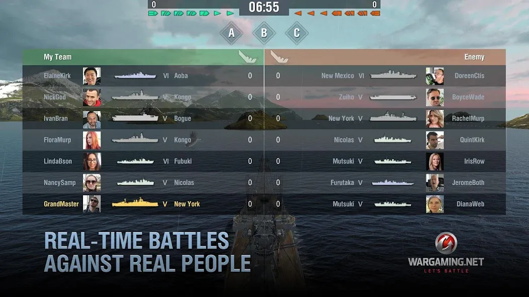 World of Warships Blitz War (Ворлд оф Варшипс Блиц Вар)  [МОД Меню] Screenshot 5