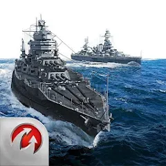 Скачать взломанную World of Warships Blitz War (Ворлд оф Варшипс Блиц Вар)  [МОД Меню] - последняя версия apk на Андроид