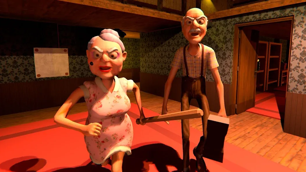 Grandpa And Granny Home Escape (Дедушка и бабушка сбегают из дома)  [МОД Unlimited Money] Screenshot 2