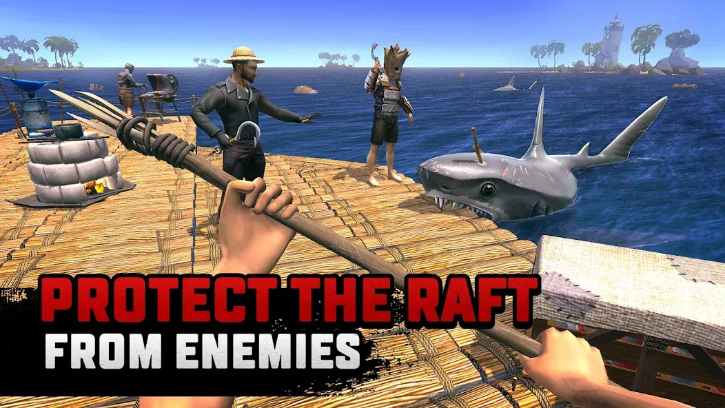 Raft® Survival: Multiplayer (Рафт Сурвивал)  [МОД Unlocked] Screenshot 3