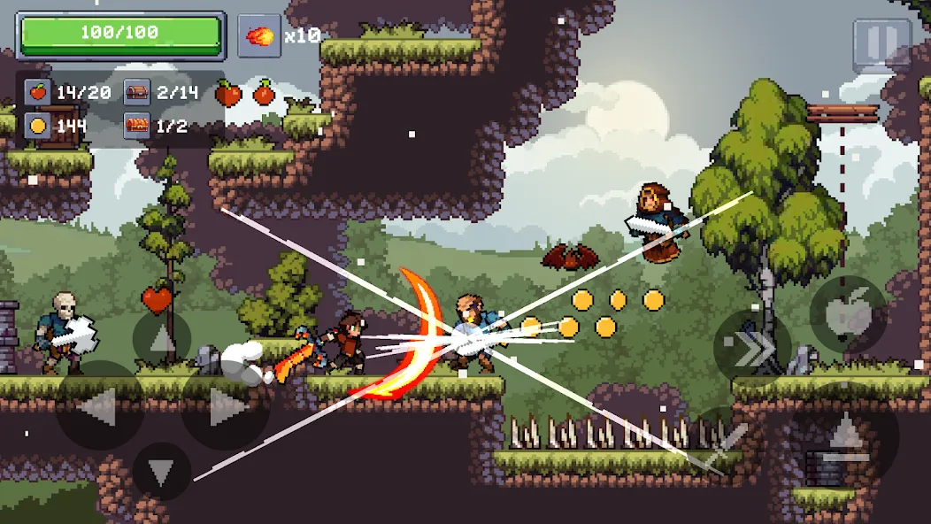 Apple Knight 2: Action Game (Эппл Найт)  [МОД Unlimited Money] Screenshot 2