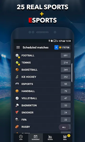 Sports Betting Game - BETUP  [МОД Menu] Screenshot 3