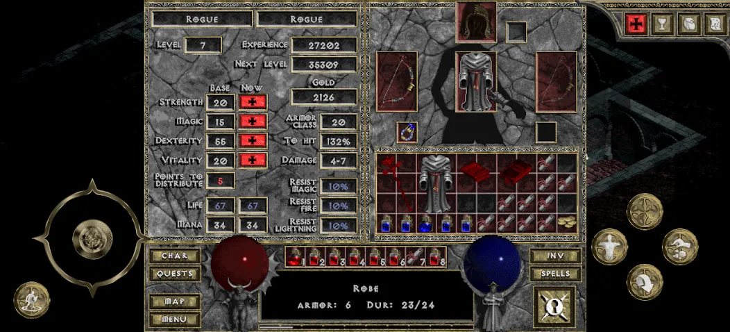 DevilutionX - Diablo 1 port (ДевилутионЭкс)  [МОД Бесконечные монеты] Screenshot 3