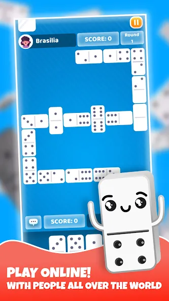 Dominoes - classic domino game  [МОД Бесконечные монеты] Screenshot 1