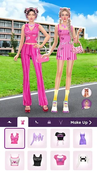 College Dress Up for Girls (Капель Макеовер)  [МОД Все открыто] Screenshot 2