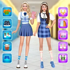 Скачать взломанную College Dress Up for Girls (Капель Макеовер)  [МОД Все открыто] - последняя версия apk на Андроид