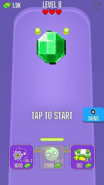 Saw Brick Crusher – Pong 3D (Со Брик Крашер)  [МОД Много денег] Screenshot 2