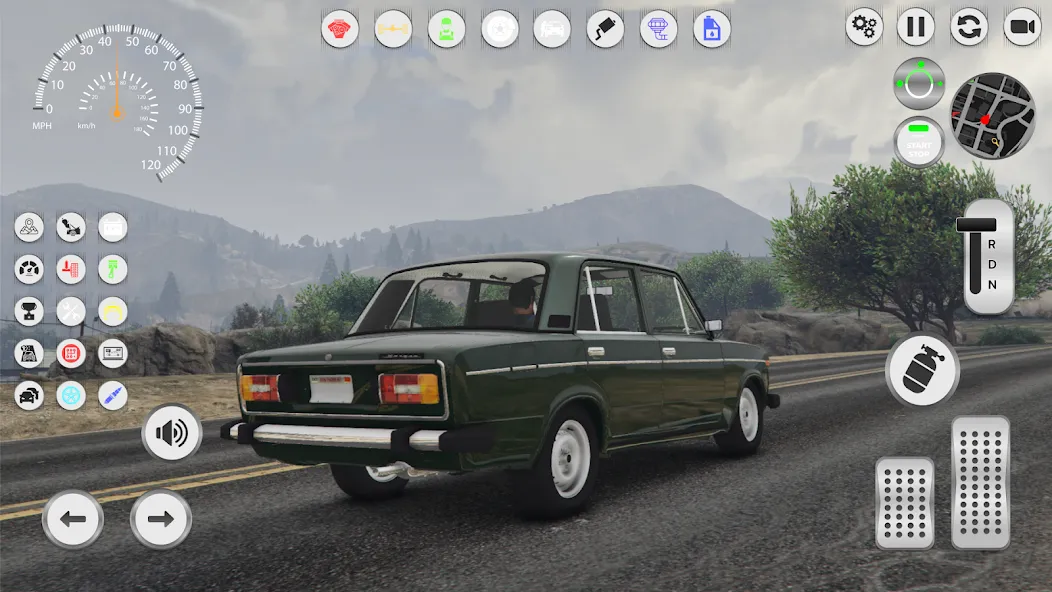 VAZ Cars: Soviet City Ride  [МОД Бесконечные монеты] Screenshot 4