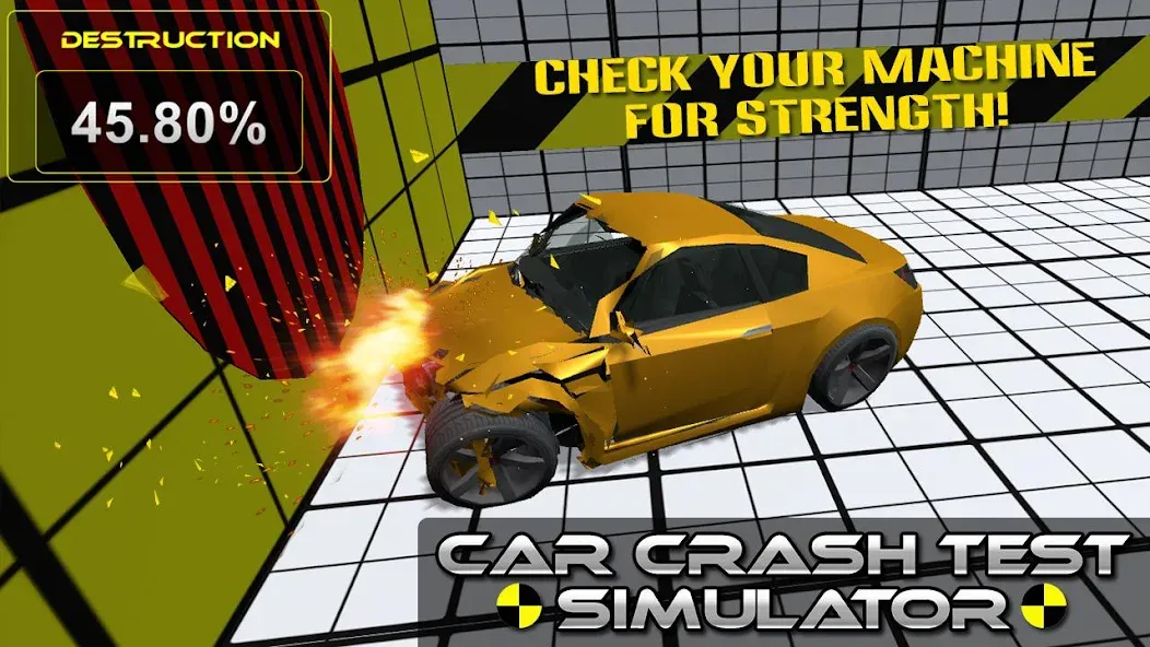 Car Crash Test Simulator  [МОД Все открыто] Screenshot 1