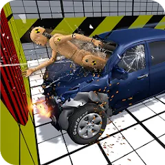 Взломанная Car Crash Test Simulator  [МОД Все открыто] - последняя версия apk на Андроид