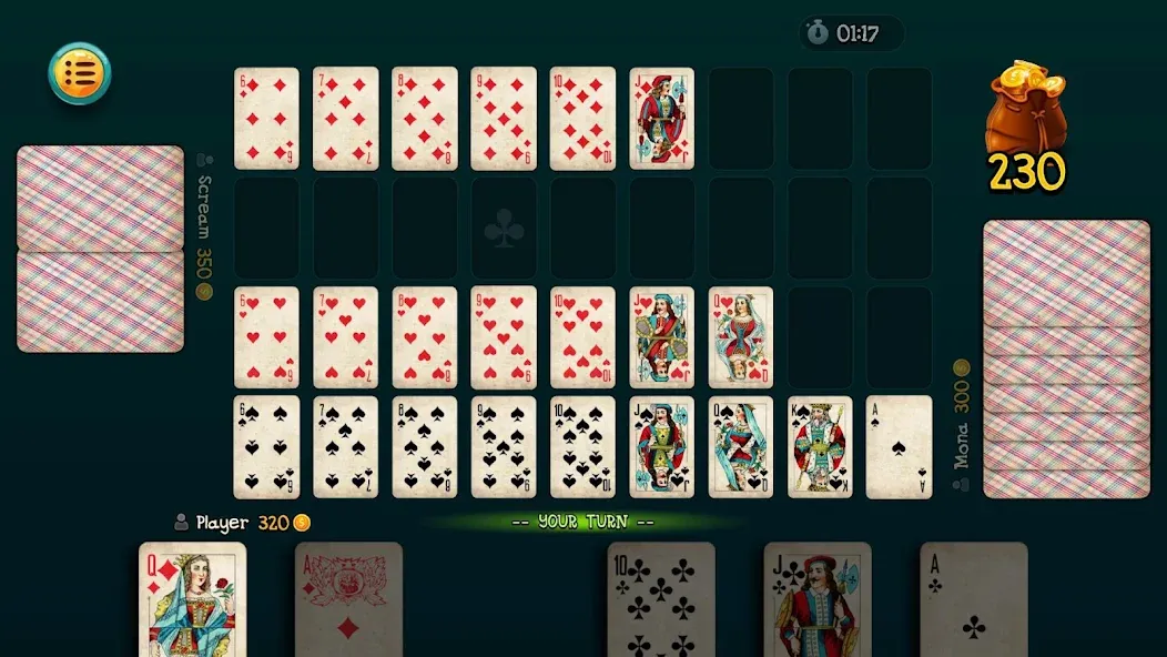 Nine Card Game online offline  [МОД Меню] Screenshot 1