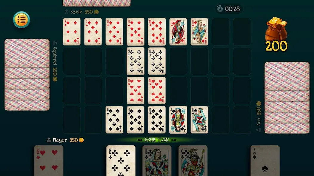 Nine Card Game online offline  [МОД Меню] Screenshot 5