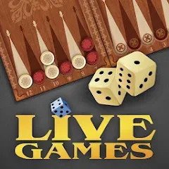 Взломанная Backgammon LiveGames online  [МОД Бесконечные монеты] - последняя версия apk на Андроид