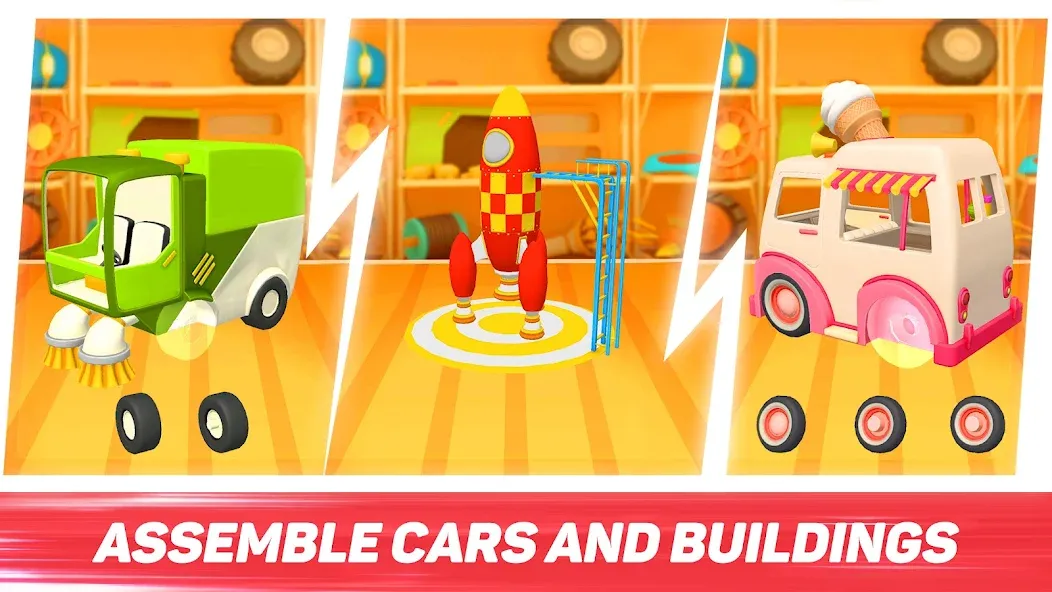 Leo Runner: car games for kids  [МОД Много денег] Screenshot 2