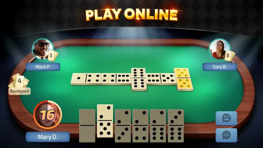 Domino - Dominos online game  [МОД Много монет] Screenshot 2