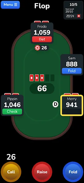 Digital Poker Chips  [МОД Бесконечные монеты] Screenshot 1