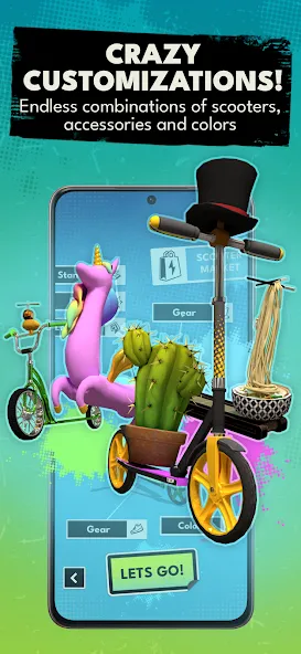 Touchgrind Scooter (Тачгринд Скутер)  [МОД Menu] Screenshot 5