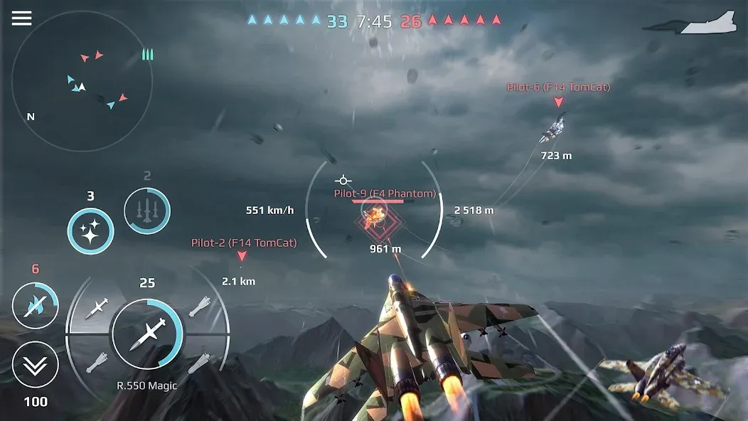 Sky Combat: War Planes Online (Скай Комбат)  [МОД Много монет] Screenshot 1