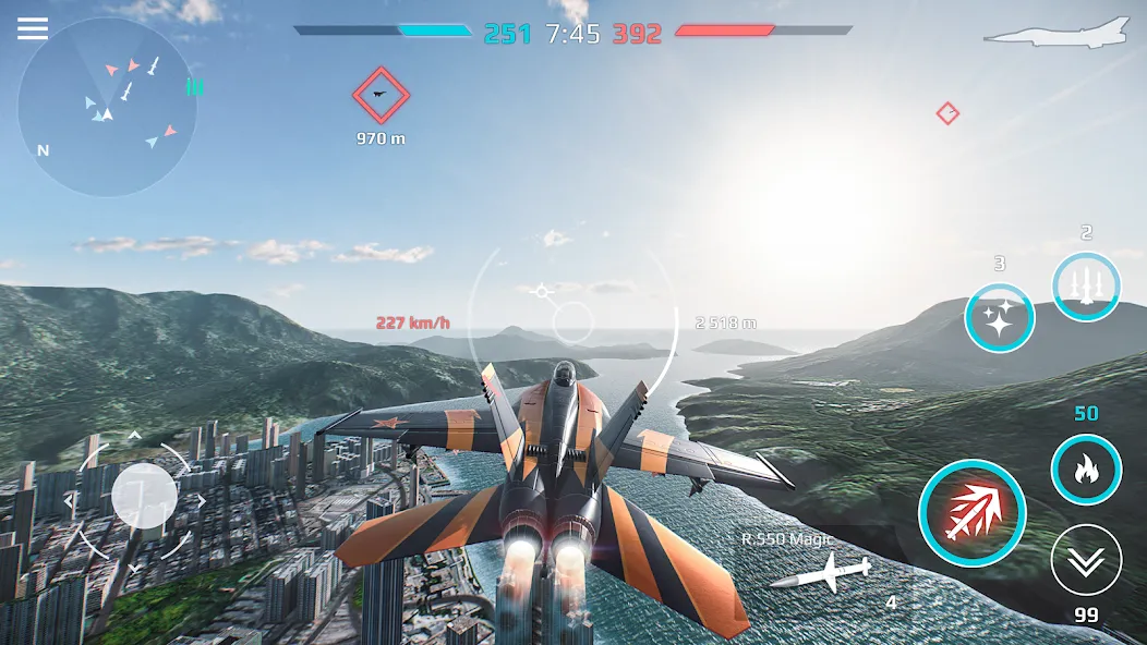 Sky Combat: War Planes Online (Скай Комбат)  [МОД Много монет] Screenshot 5