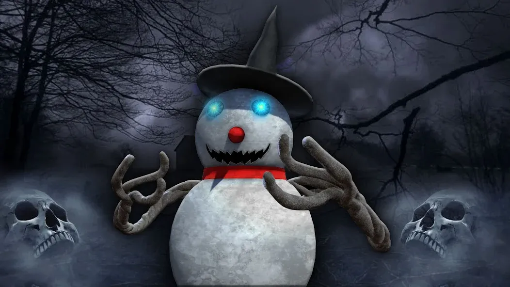 Evil Scary Snowman  Games 3d (Ивил Скари Сноумэн Геймс 3д)  [МОД Unlimited Money] Screenshot 1