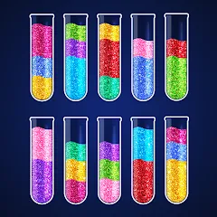Скачать взломанную Water Sort Puzzle - Color Game (Уотер Сорт Пазл)  [МОД Много монет] - последняя версия apk на Андроид