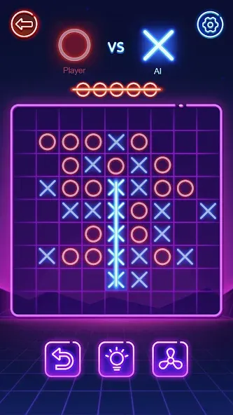 Tic Tac Toe 2 Player: XOXO  [МОД Много монет] Screenshot 4