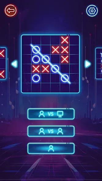 OX Game - XOXO · Tic Tac Toe  [МОД Много денег] Screenshot 2