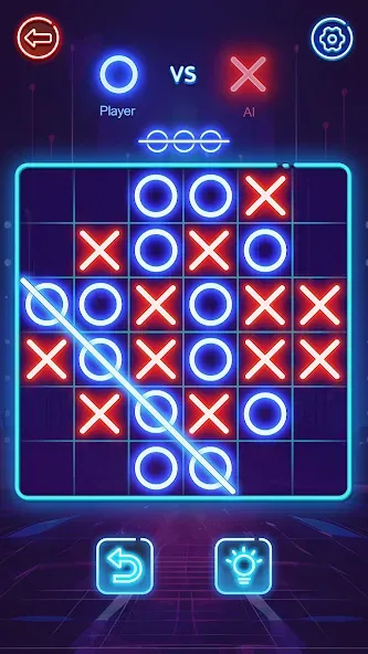 OX Game - XOXO · Tic Tac Toe  [МОД Много денег] Screenshot 3