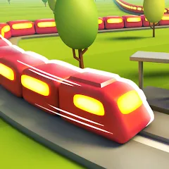 Взлом Train Adventure - Line Game (Трейн Эдвенчер)  [МОД Много денег] - стабильная версия apk на Андроид