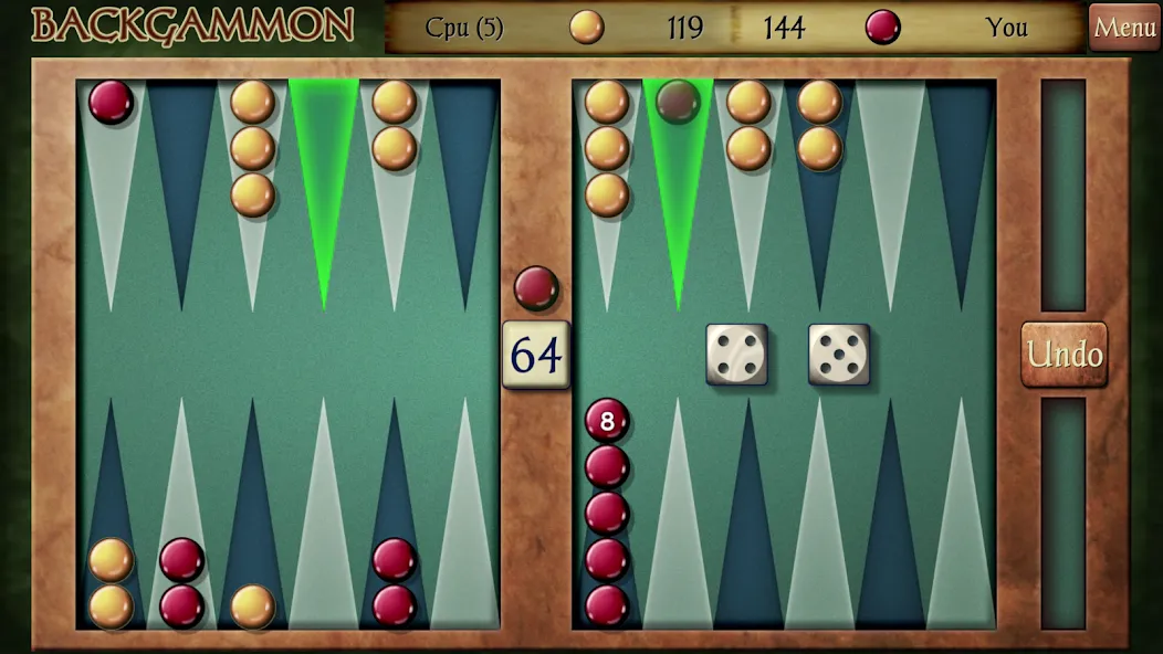 Backgammon (Бэкгаммон)  [МОД Бесконечные деньги] Screenshot 1