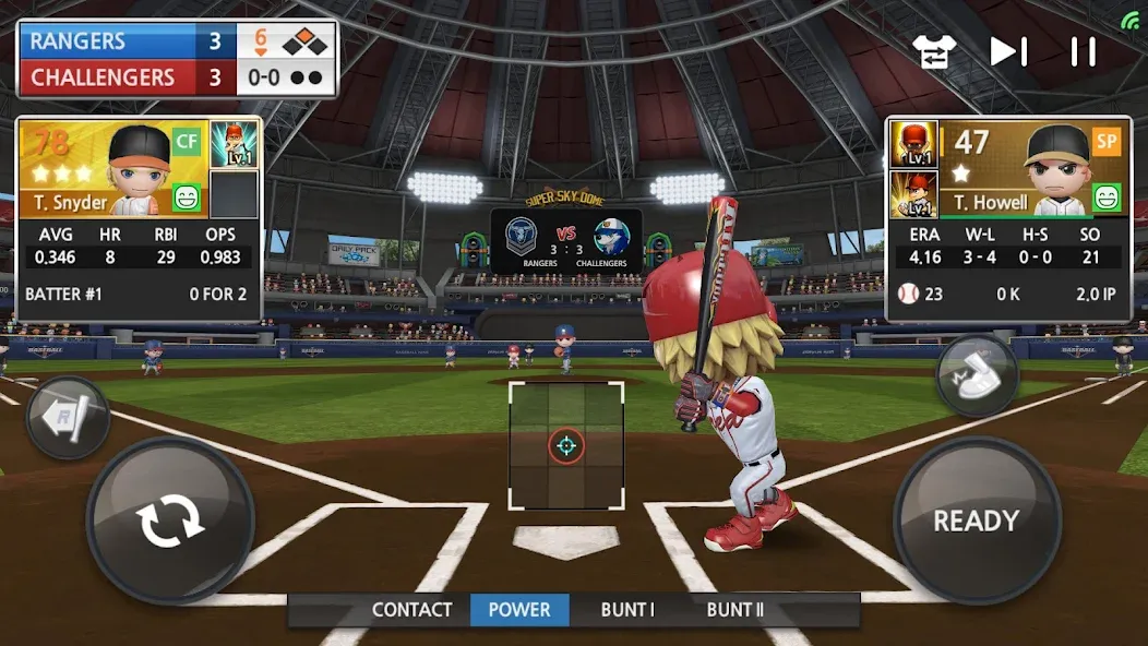 BASEBALL 9 (БЕЙСБОЛ 9)  [МОД Menu] Screenshot 1