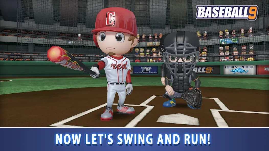 BASEBALL 9 (БЕЙСБОЛ 9)  [МОД Menu] Screenshot 4