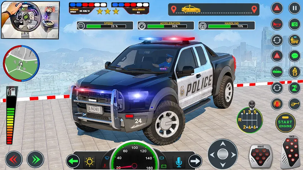 Police Car Driving: Car Games (ЮС Полис Кар Транспорт Трак)  [МОД Unlimited Money] Screenshot 3