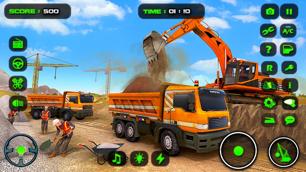 City Construction: Sand Games  [МОД Unlimited Money] Screenshot 1