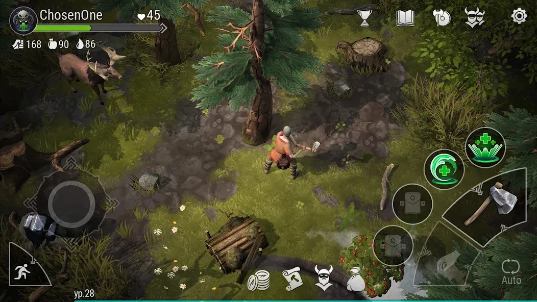 Frostborn: Action RPG (Фростборн)  [МОД Много денег] Screenshot 1