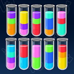 Скачать взлом SortPuz 3D: Water Color Sort (СортПаз 3Д)  [МОД Меню] - последняя версия apk на Андроид