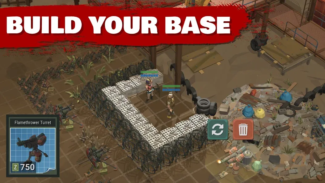 Overrun: Zombie Tower Defense (Оверран)  [МОД Много монет] Screenshot 3