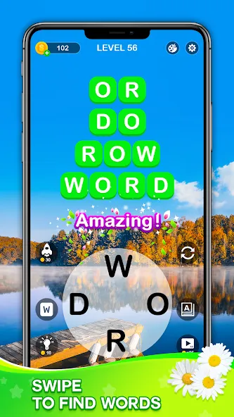 Word Connect - Train Brain (Ворд Коннект)  [МОД Mega Pack] Screenshot 1