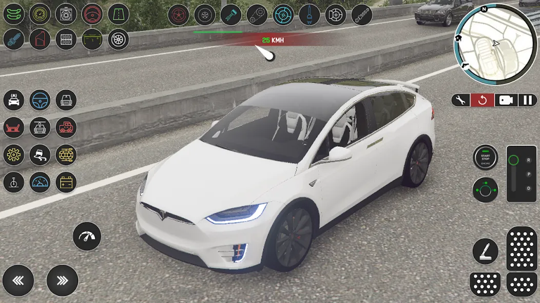 Electric Tesla Model X Driver (Электрический водитель   )  [МОД Unlimited Money] Screenshot 3