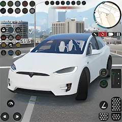 Взломанная Electric Tesla Model X Driver (Электрический водитель   )  [МОД Unlimited Money] - последняя версия apk на Андроид